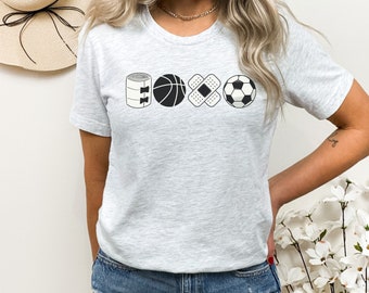 Deportes personalizados Athletic Trainer regalo camisa fútbol entrenamiento atlético universidad ATC regalo camiseta entrenador deportivo camisa fisioterapeuta camiseta