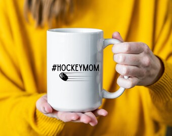 Regalo de taza de mamá de hockey para mamá de hockey del día de la madre