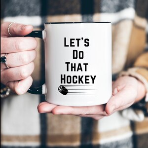 Hockey Mug for Hockey Player Gift for hockey player ice hockey fan accent mug