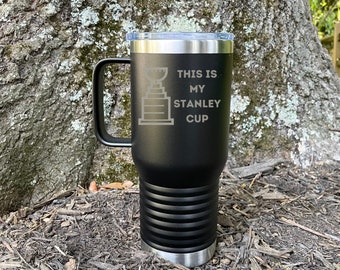 Stanley taza regalo vaso mango taza taza de viaje hockey mamá regalo hockey papá regalo taza de viaje