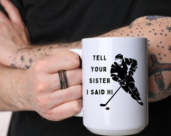 Eishockey Geschenk für Ihn Eishockeyspieler Geschenk Tasse Eishockey Geschenk