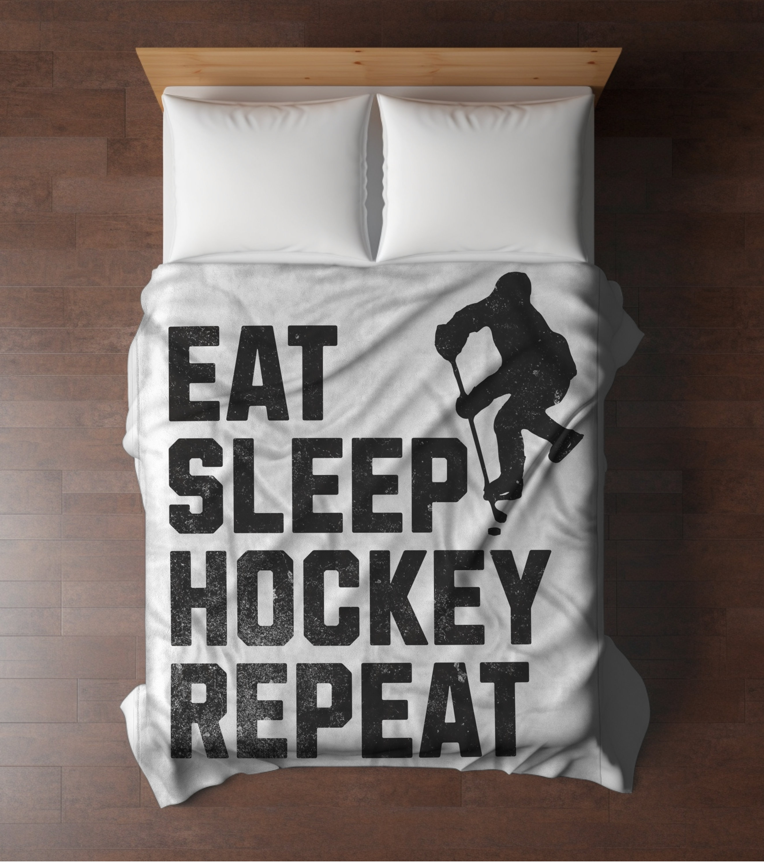 Ice Hockey blanket for games warm fleece blanket for hockey mom hockey dad sherpa blanket for cold games warm sherpa blanket hockey gift