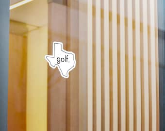 Etiqueta de presente de golfe do estado do texas para golfista tx decalque de golfe adesivo de estado de golfe presente para amante de golfe adesivo de golfe