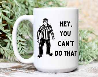 Ice hockey mug hockey referee mug hockey ref gift ice hockey official mug gift hockey ref hockey mug