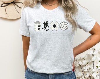 Deportes personalizados Athletic Trainer camisa de regalo Run VB entrenamiento atlético universidad ATC regalo camiseta entrenador deportivo camisa fisioterapeuta camiseta