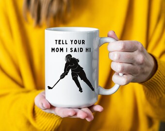 Hockey pride mug hockey LGBTQ hockey player mug