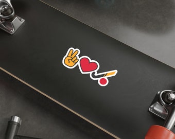 Pegatina de hockey sobre césped, pegatina de hockey sobre césped de amor para jugador de hockey sobre césped, pegatina de regalo de hockey sobre césped