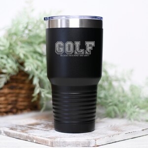 Kubek podróżny do golfa, wózek golfowy, prezent dla golfisty, zabawny kubek golfowy, prezent dla golfisty, kubek golfowy