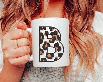Initiale Tasse Buchstabe B Initiale Geschenk Tasse für sie Geschenk für ihn Kaffeetasse für Mitarbeiter Geschenk für Bestie