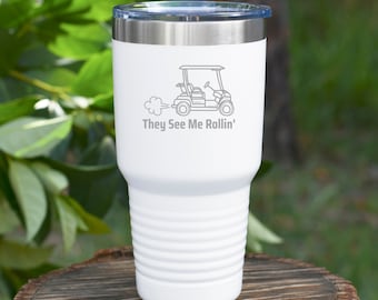 Vaso para carrito de golf, taza de viaje para golf, vaso divertido para golfistas, vaso para carrito de golf, portavasos para amantes del golf