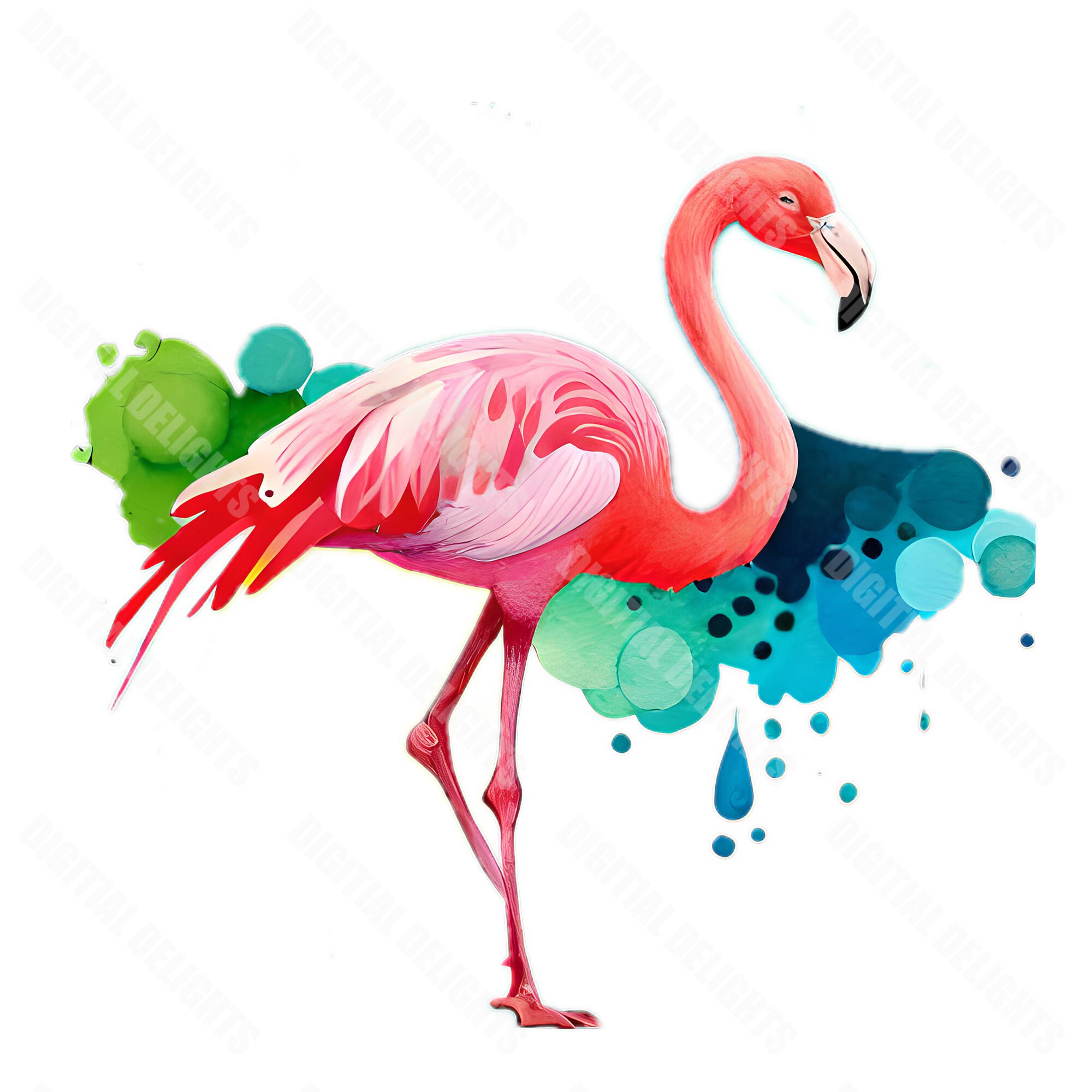 Flamingo - Imagens de clipart vetorial gratuitas em creazilla.com, image size:2000x2000