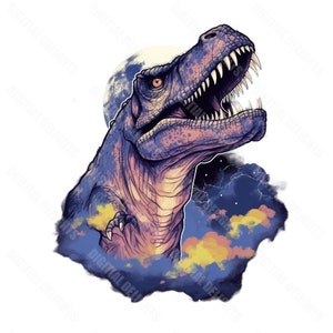 x3 T-Rex  PNG Transparent Clipart Abstact Design,Printable Sublimation,Digital Instant Download,Love For Animal Art Dinosour Png