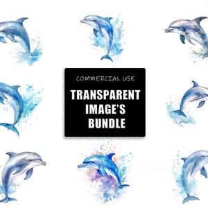 x10 Dolphin  PNG Transparent Clipart Abstact Design,Printable Sublimation,Digital Instant Download,Love For Animal PNG Art