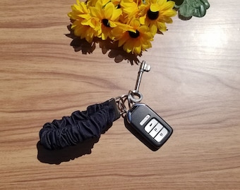 Chaveiro Scrunchie, Pulseira Scrunchie, Chaveiro de Pulseira, Chaveiro Feito à Mão, Chaveiro Scrunchie, Chaveiro, Chaveiro Scrunchie de Pulseira