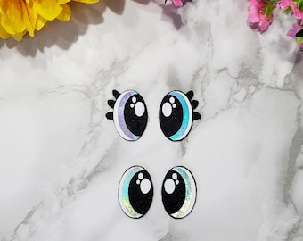 Felt Eyes, Felt Eyes For Amigurumi, Kawaii Eyes, Crafting Eyes,Felt Eyes For Plushies,Crochet Toy Eyes,Toy Eyes,Amigurumi Eyes, Rainbow Eyes