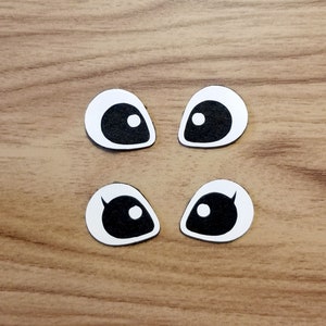 Buitenaardse ogen, vilten ogen, vilten ogen voor amigurumi, kawaii-ogen, knutselogen, vilten ogen voor knuffels, speelgoedogen, amigurumi-ogen, vilten buitenaardse ogen, vilten ogen voor knuffels