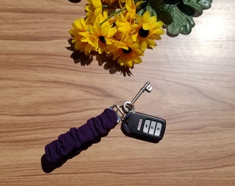 Scrunchie Keychain, Scrunchie Wristlet, Wristlet Keychain, Handmade Keychain, Scrunchie Keyring, Key Fob, Scrunchie Wristlet Keychain