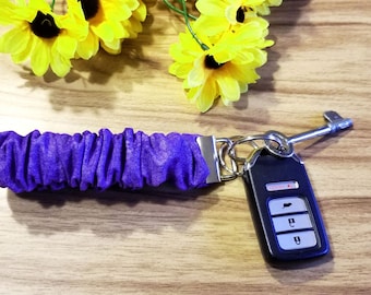 Chaveiro Scrunchie, Pulseira Scrunchie, Chaveiro de Pulseira, Chaveiro Feito à Mão, Chaveiro Scrunchie, Chaveiro, Chaveiro Scrunchie de Pulseira