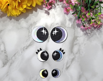 Felt Eyes, Felt Eyes For Amigurumi, Kawaii Eyes, Crafting Eyes,Felt Eyes For Plushies,Crochet Toy Eyes,Toy Eyes,Amigurumi Eyes, Rainbow Eyes