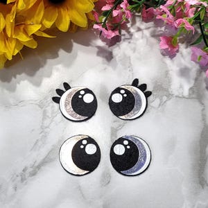 Felt Eyes, Felt Eyes For Amigurumi, Kawaii Eyes, Crafting Eyes,Felt Eyes For Plushies,Crochet Toy Eyes,Toy Eyes,Amigurumi Eyes, Rainbow Eyes
