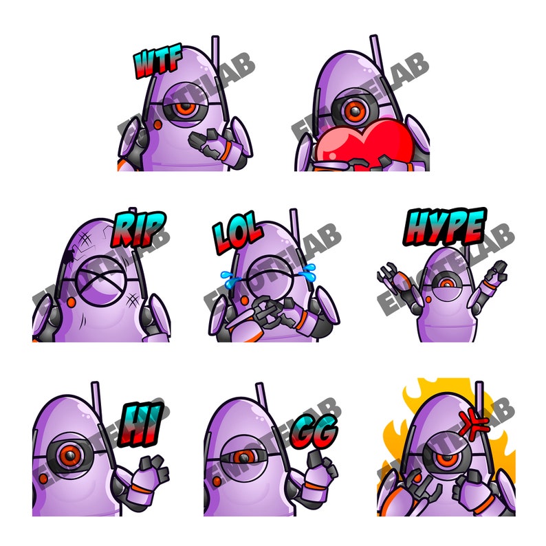 Fall Guys Emote Pack Portal 8 Emotes Pack Etsy