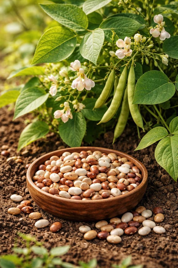 Tepary Bean (Phaseolus acutifolius) – Ancient Drought-Tolerant Heirloom Bean
