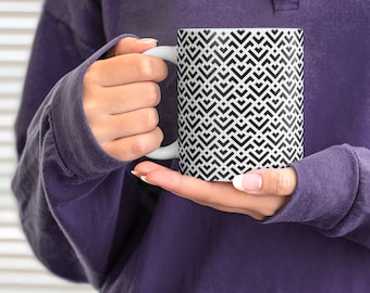 Minimalistic Coffee Mug Wrap Sublimation Design PNG Files for  15oz 11oz Mug Sizes, Instant Digital Download