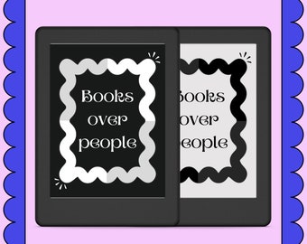 Kindle Lock Screen | Kindle Book Cover | Books over People | Screensaver | Wallpaper