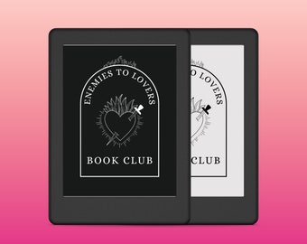 Kindle Lock Screen | Kindle Book Cover | Enemies to Lovers Book Club | Screensaver | Wallpaper
