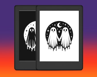 Kindle Lock Screen | Kindle Book Cover | Lover Ghosts | Halloween | Wallpaper