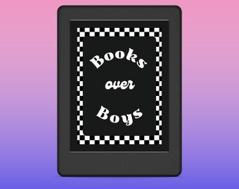 Kindle Lock Screen | Kindle Book Cover | Books over Boys | Screensaver | Wallpaper
