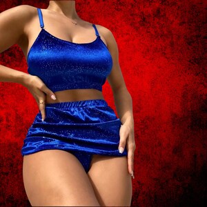 Velvet clearance skirt thong