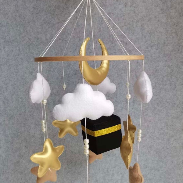 Baby Kaaba Mobile - Islamic Nursery Decor