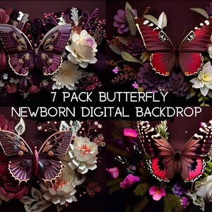 Butterfly Wings For Newborn Photography, Photography, Studio, Overlays