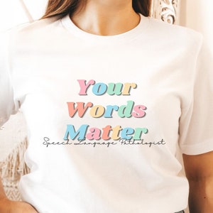 Speech Language Pathologist Shirt, SLP, SLP Gifts, Speech Therapist Gift, Speech Teacher, Speech Tee
