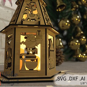 Kerstlantaarn Vlamloze kaarsafdekking Kerstman Hobbelpaard Hulst Maretak Feestelijke boog Sleeseizoen