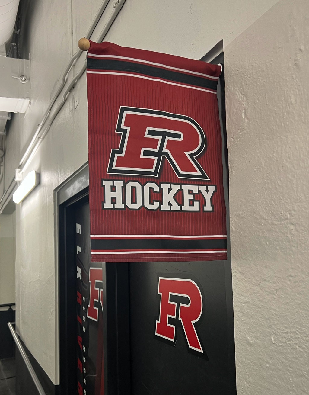 Custom Locker Room Banner Flag Hockey Etsy