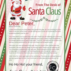 Carta de Papá Noel
