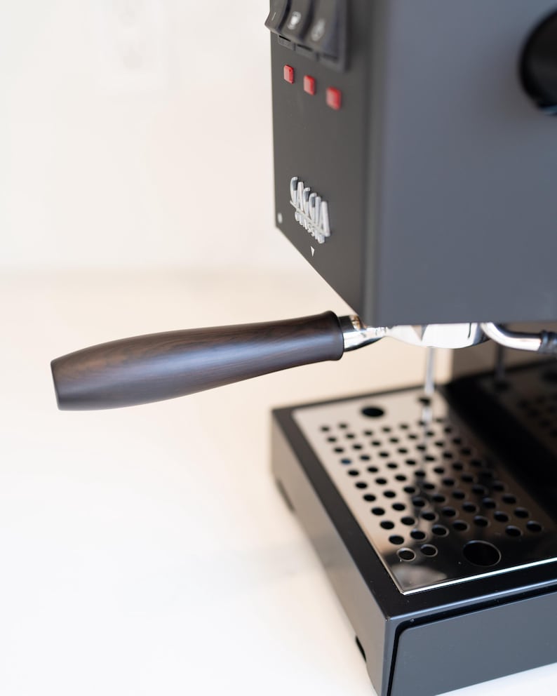 58mm fits Gaggia - Bottomless Portafilter fits Gaggia Espresso Machines-18-20g basket included Blackwood