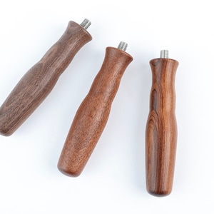 Walnut Rosewood Mahogany Espresso Coffee Portafilter Wood Handle M10 or M12