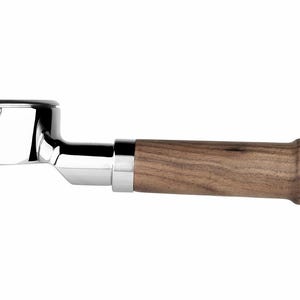 58mm fits Gaggia - Bottomless Portafilter fits Gaggia Espresso Machines-18-20g basket included Walnut FusionV3