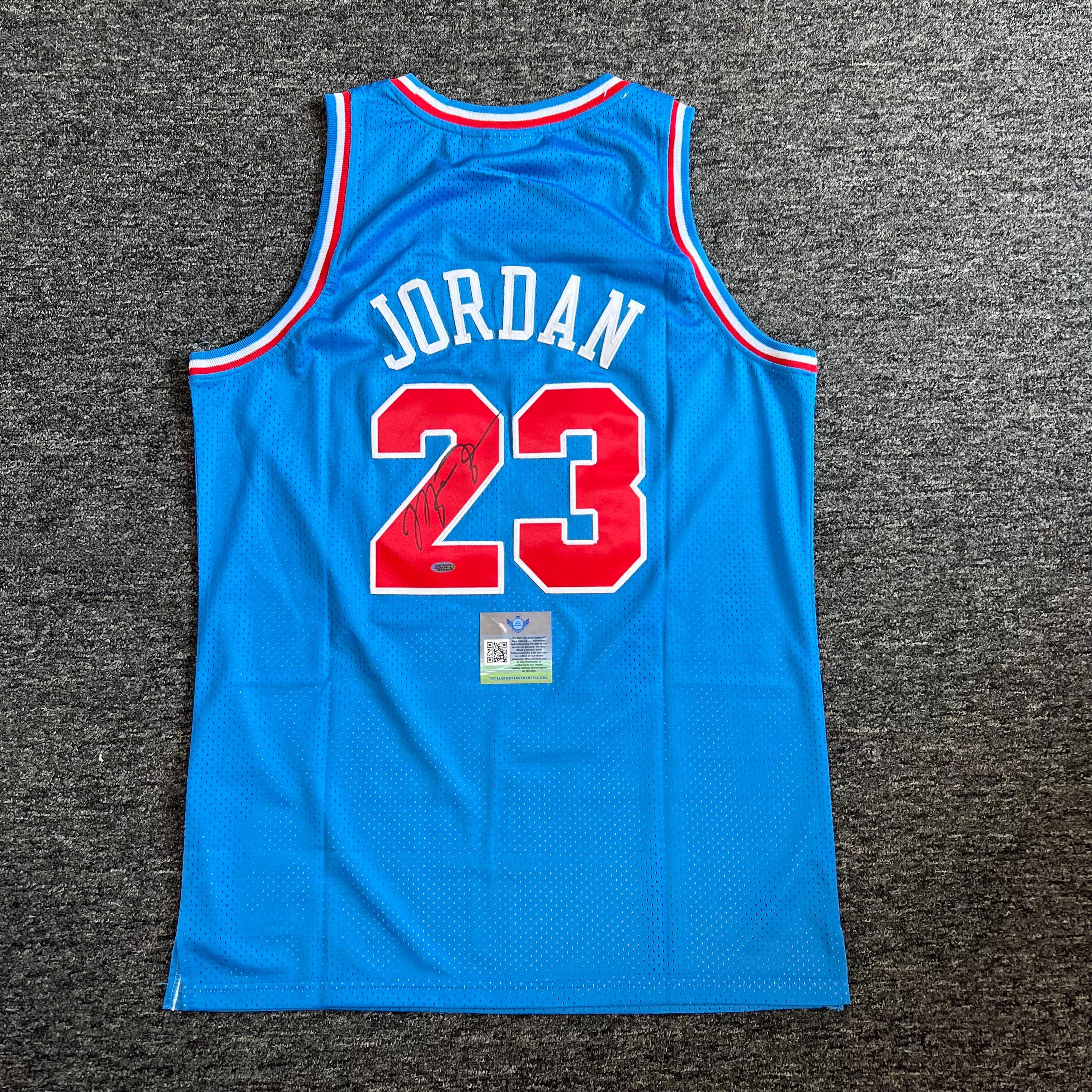 Signed Michael Jordan All-star Jersey: Chicago Bulls #23