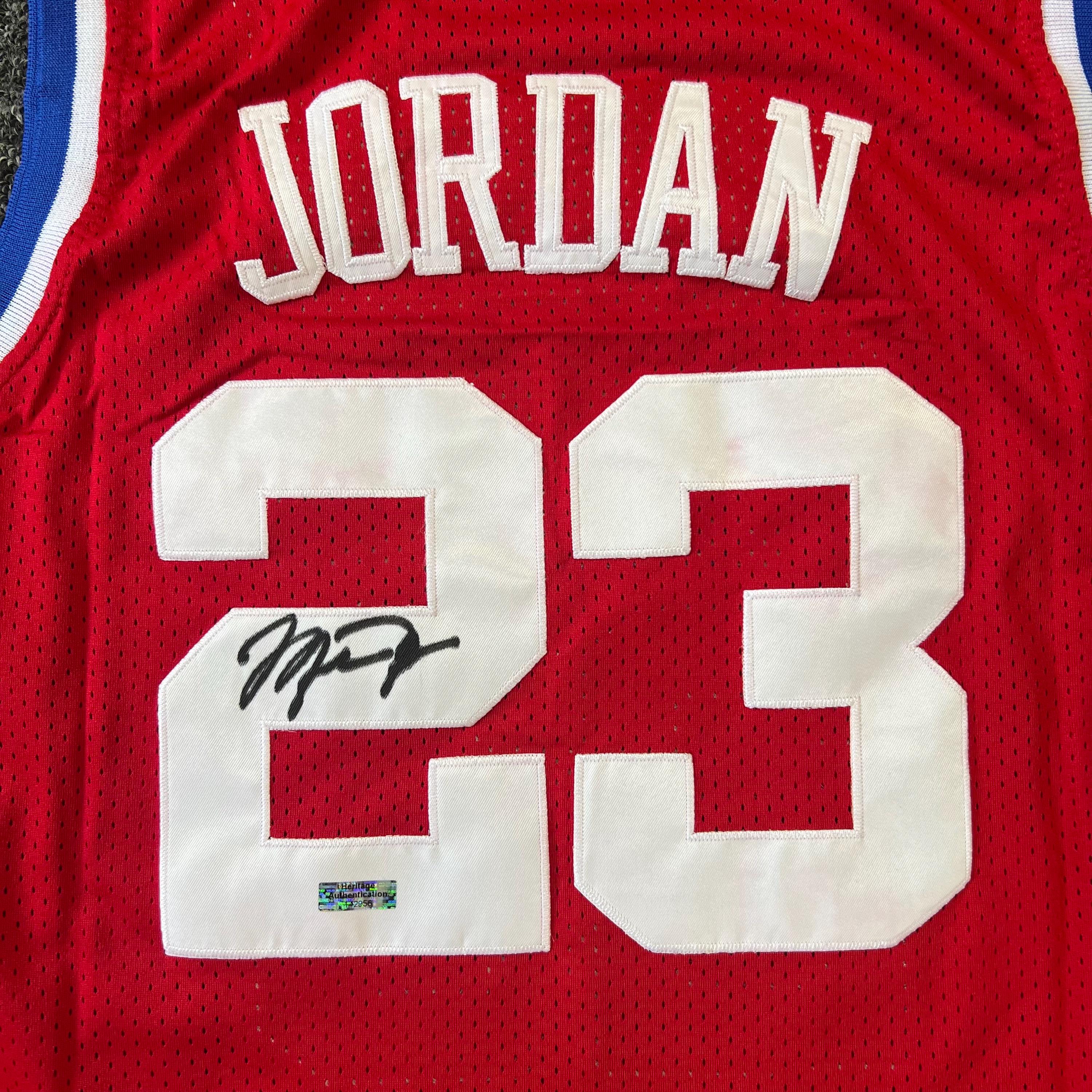 Michael Jordan Signed NBA '89 All Star Jersey #23 Chicago Bulls