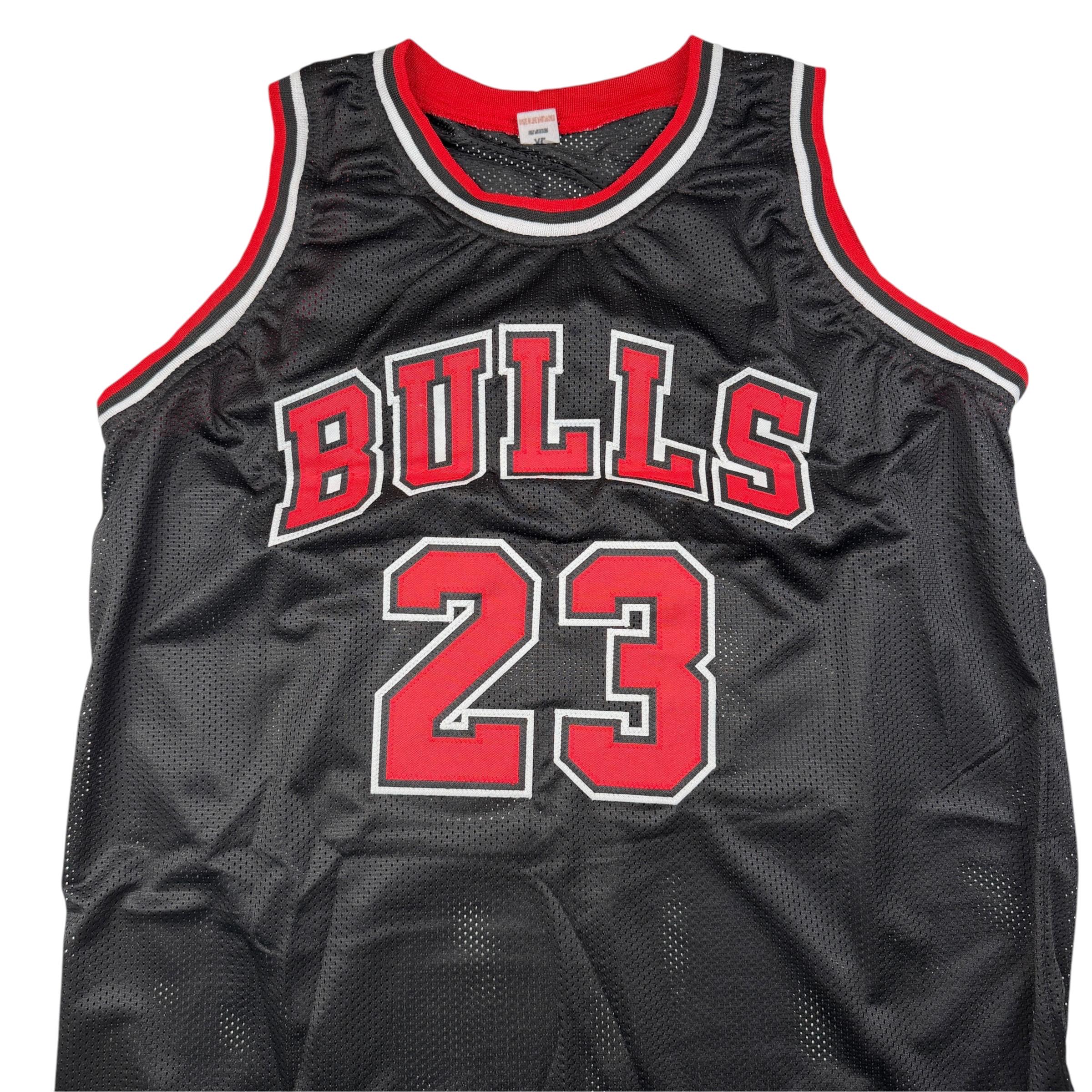 Michael Jordan Signed Chicago Bulls Jersey Black Autographed COA