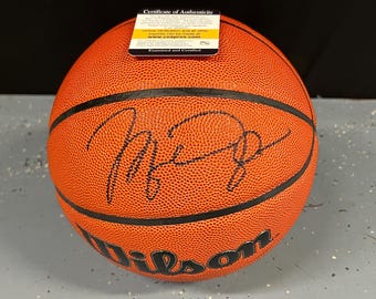 Michael Jordan Basketball COA Chicago Bulls Handsignierter Ball #23