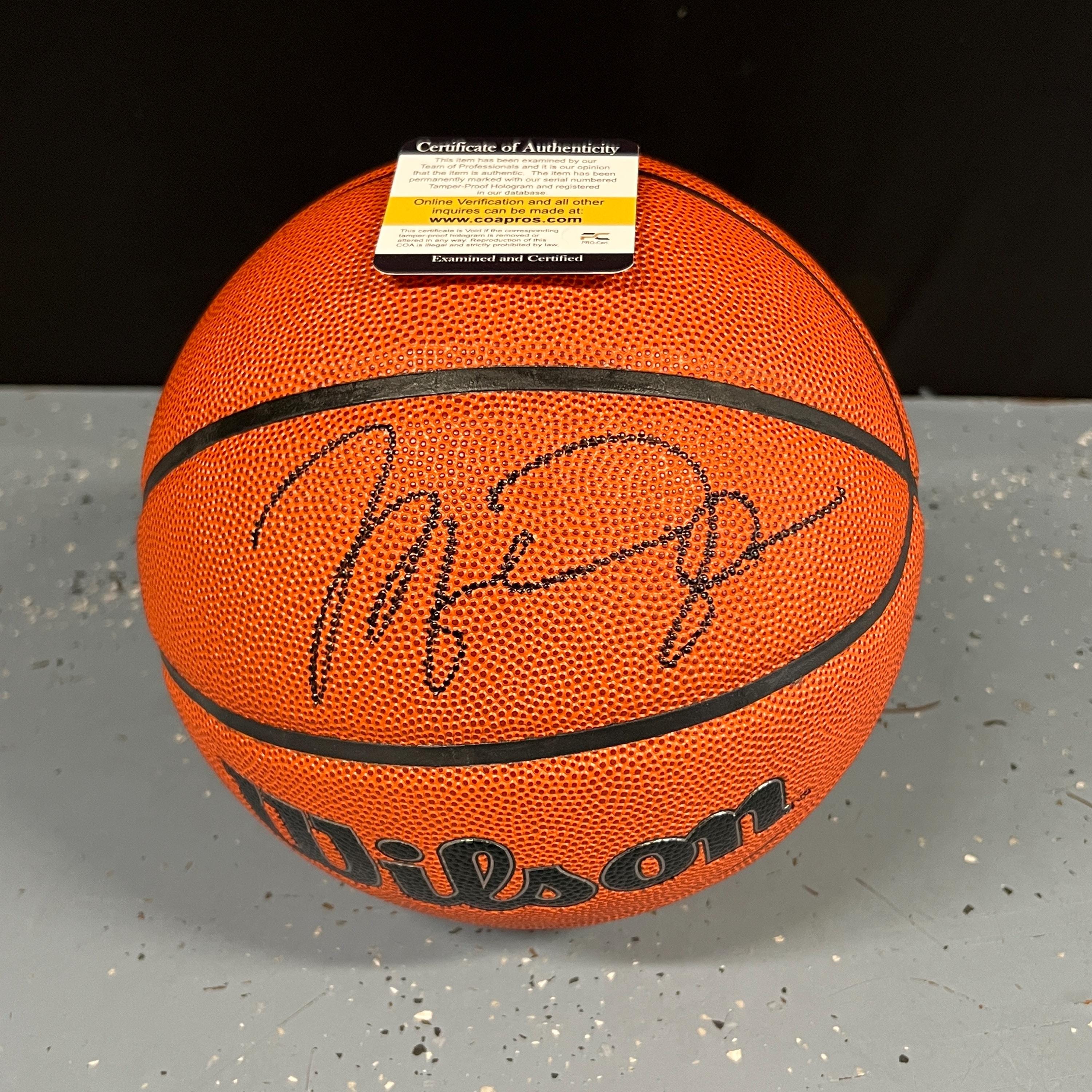 Michael Jordan Signed Basketball COA Chicago Bulls Autographed