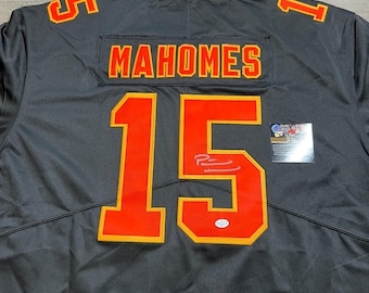 Patrick Mahomes Signed Jersey COA KC Chiefs Autograph #15