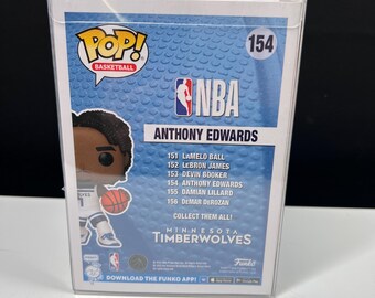 Anthony Edwards funko pop PSAサイン入り Anthony Edwards Minnesota Timberwolves Autographed Funko Pop