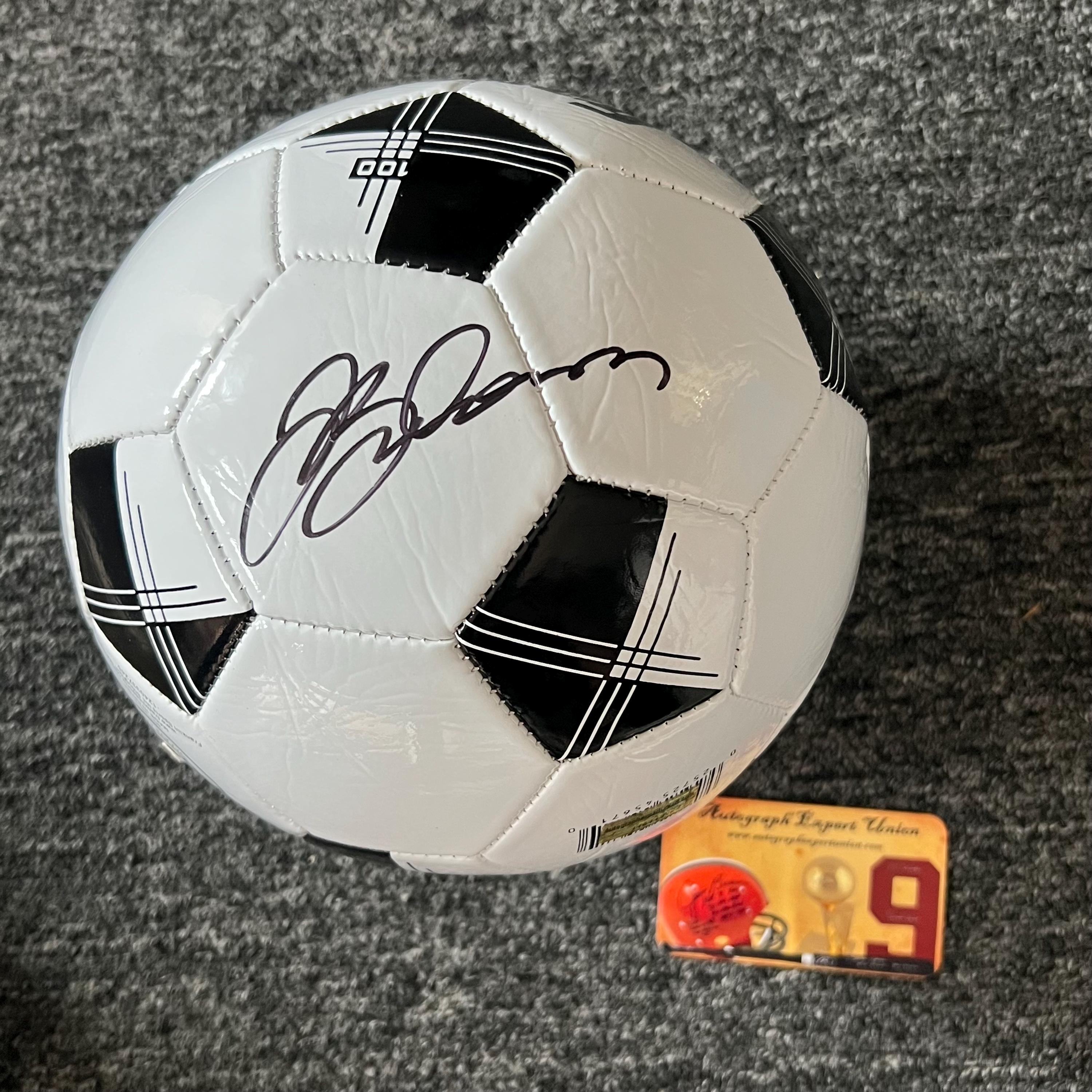 David Beckham Hand Signed Soccer Ball Manchester United Soccer