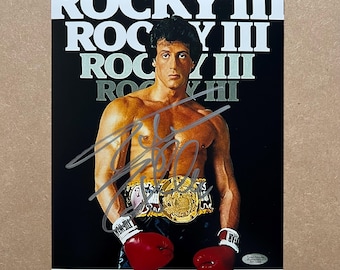 シルベスター・スタローン＆ドルフ・ラングレン 直筆サイン入り 16x20